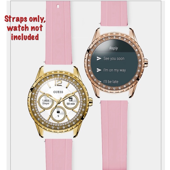 🎉 3/$20 👯‍♀️Host Pick⚡️NEW Guess Connect 20mm Silicone Band(fits 41mm case) - Picture 2 of 11